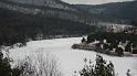 Bush Dam iced over